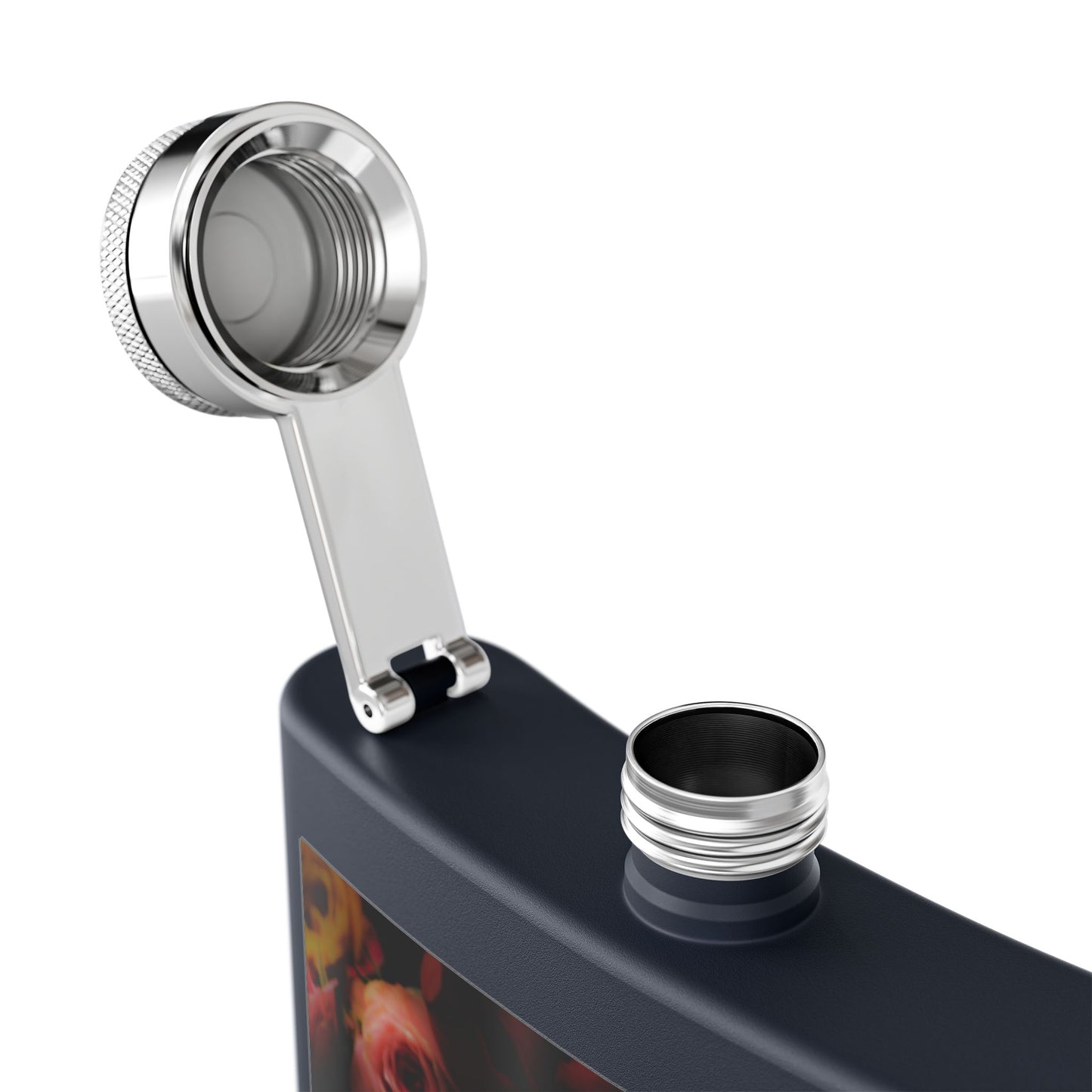 Stylish Infinity Stainless Steel Flask - Personalized 6oz Drink Holder for Parties & Celebrations