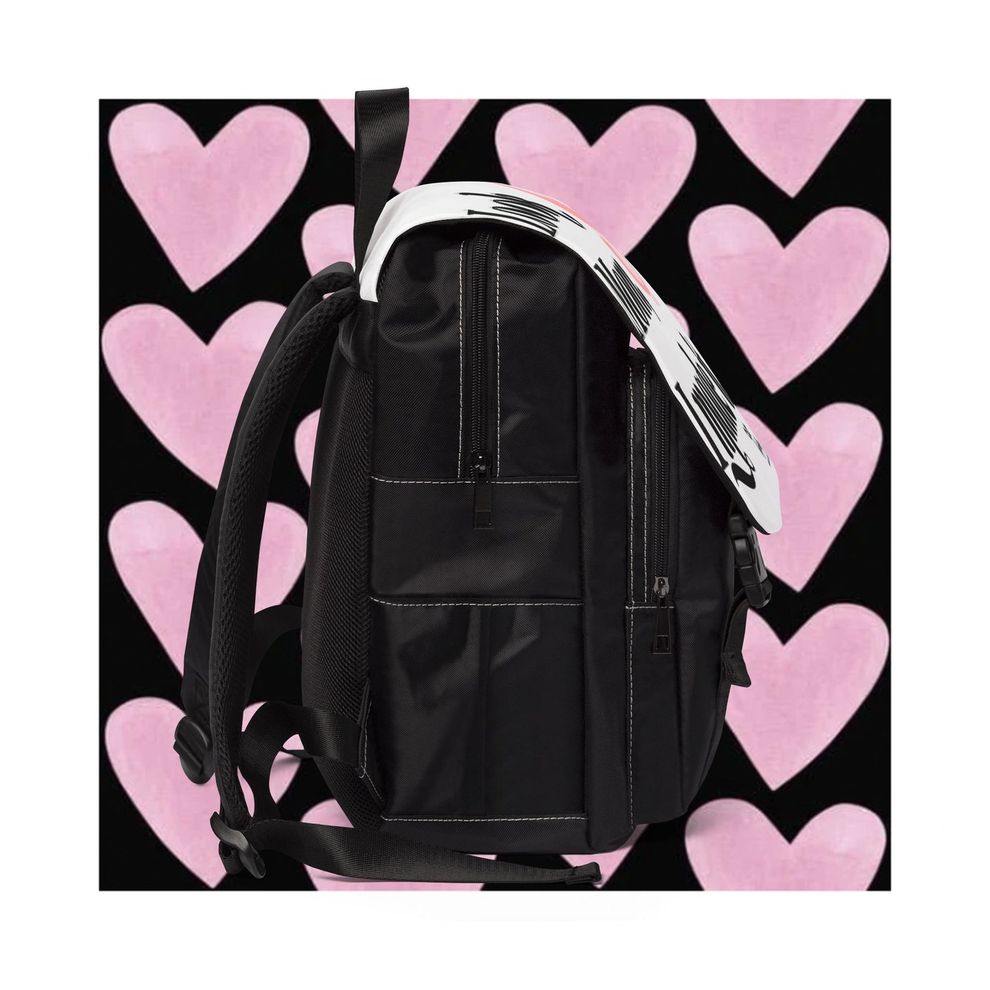 Unisex Shoulder Backpack- "Look Mom, I Made It!"