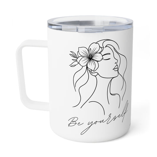 Elegant Insulated Coffee Mug - 10oz Stylish Drinkware for Coffee Lovers