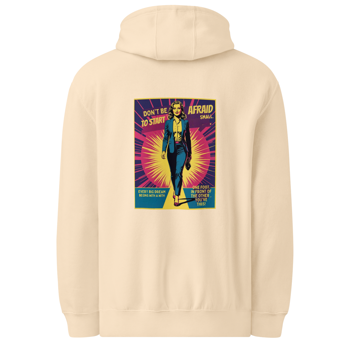 "Don't Be Afraid" Unisex Premium Mid-Weight Hoodie
