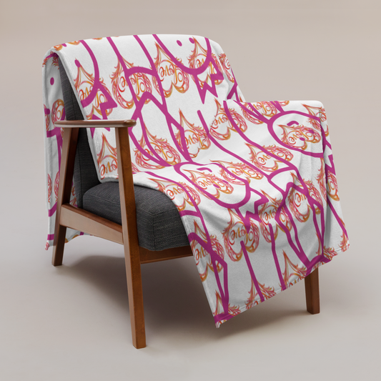 "Queen of Love" Throw Blanket