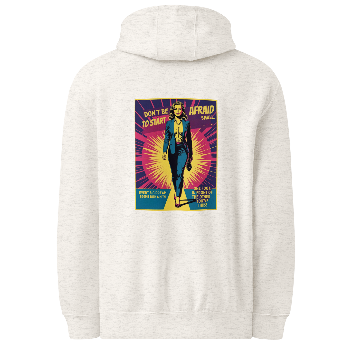 "Don't Be Afraid" Unisex Premium Mid-Weight Hoodie