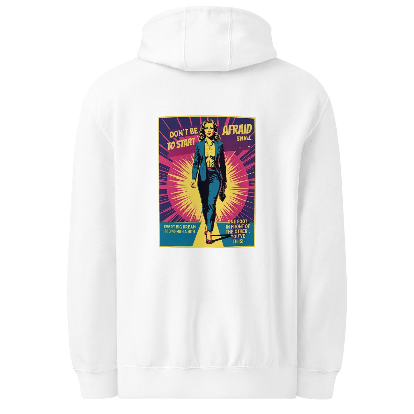 "Don't Be Afraid" Unisex Premium Mid-Weight Hoodie