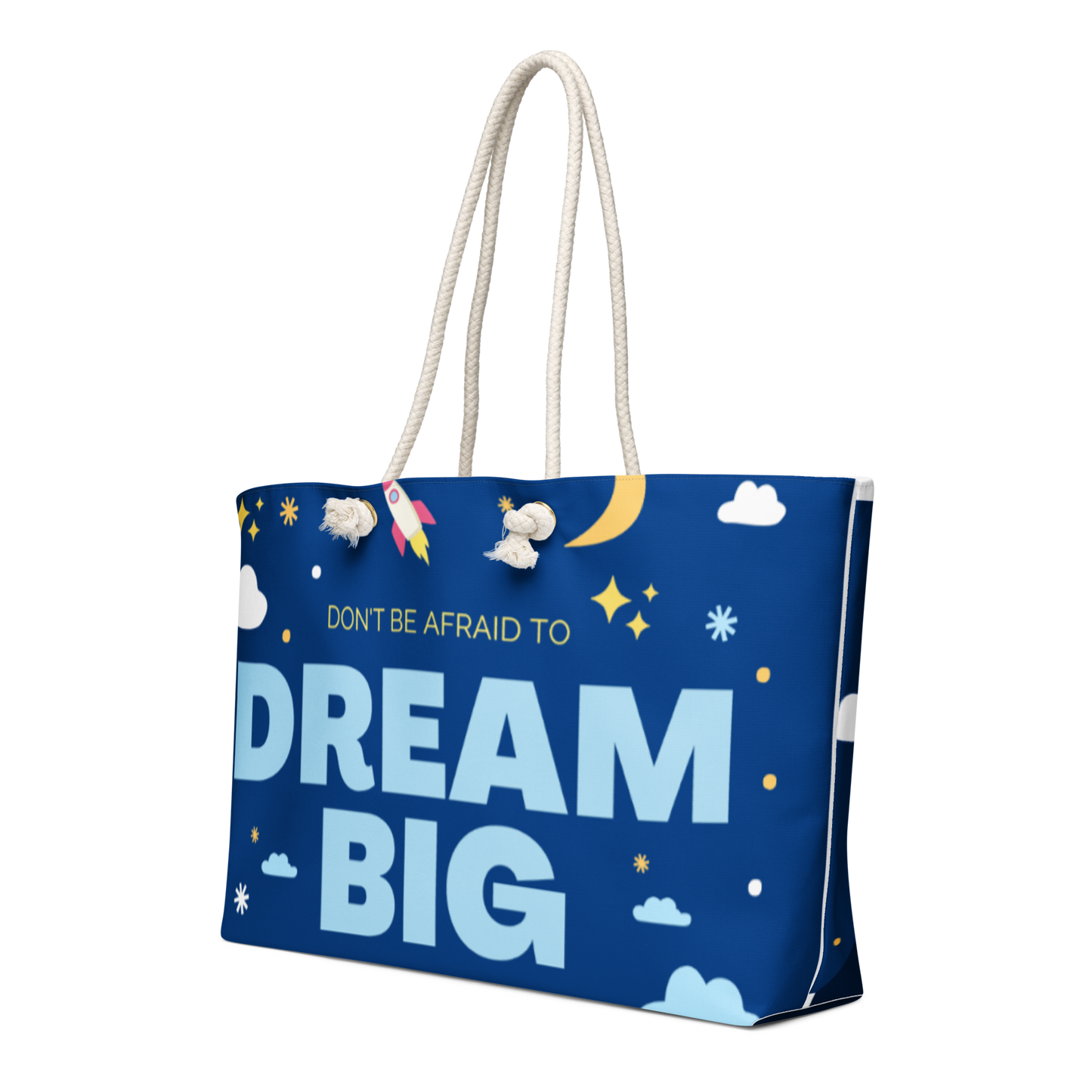 "Dream Big" Oversized Weekender bag