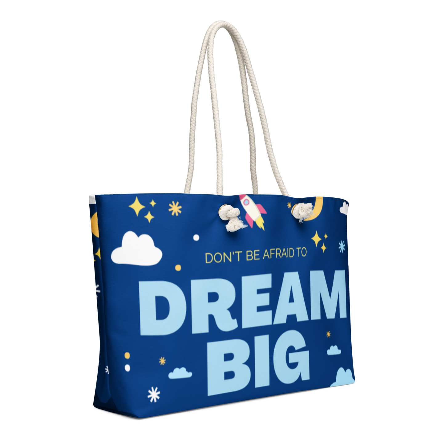 "Dream Big" Oversized Weekender bag